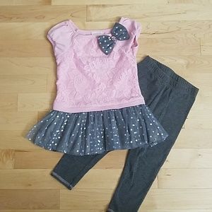 💜3 for $25💜Youngland Tunic & legging 3T